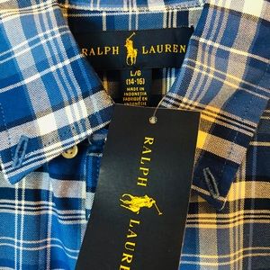 NWT Ralph Lauren Boys Button Down